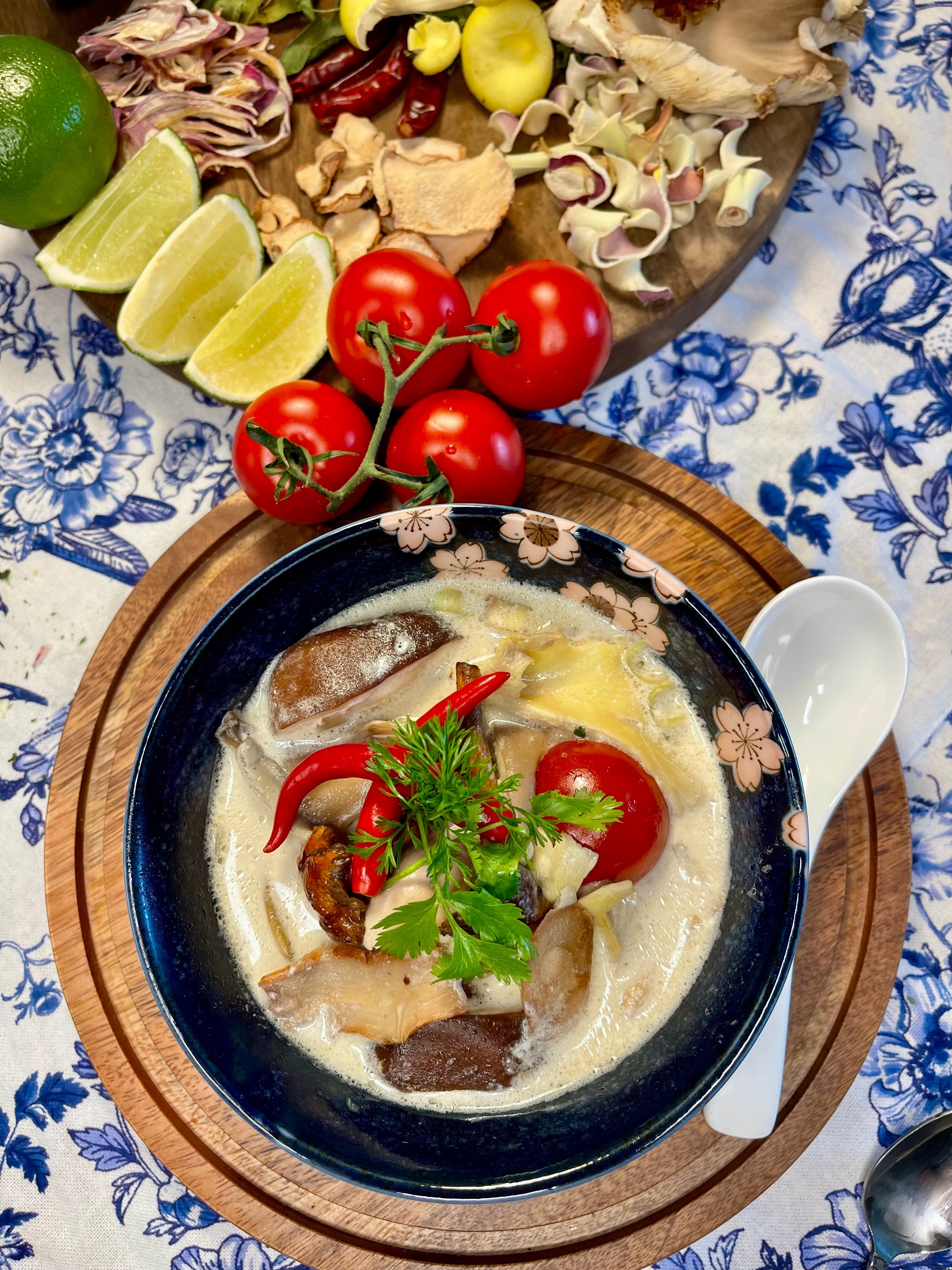 Tom Kha Kai (Coconut galangal chicken soup)