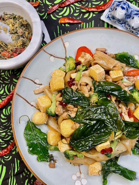 Basil Sizzle Stir-fry Noodles