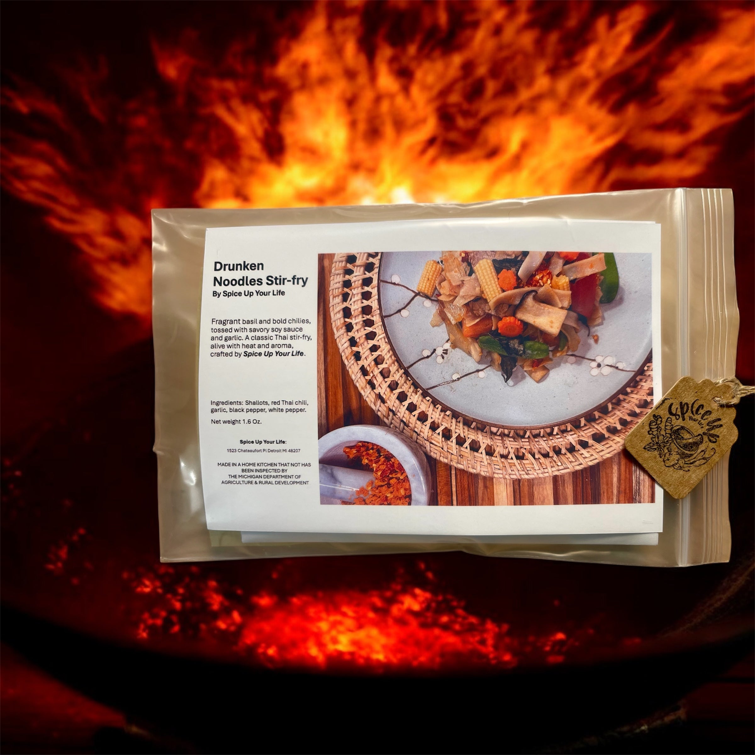 Drunken Noodles (Pad-Kee-Mao) Kit