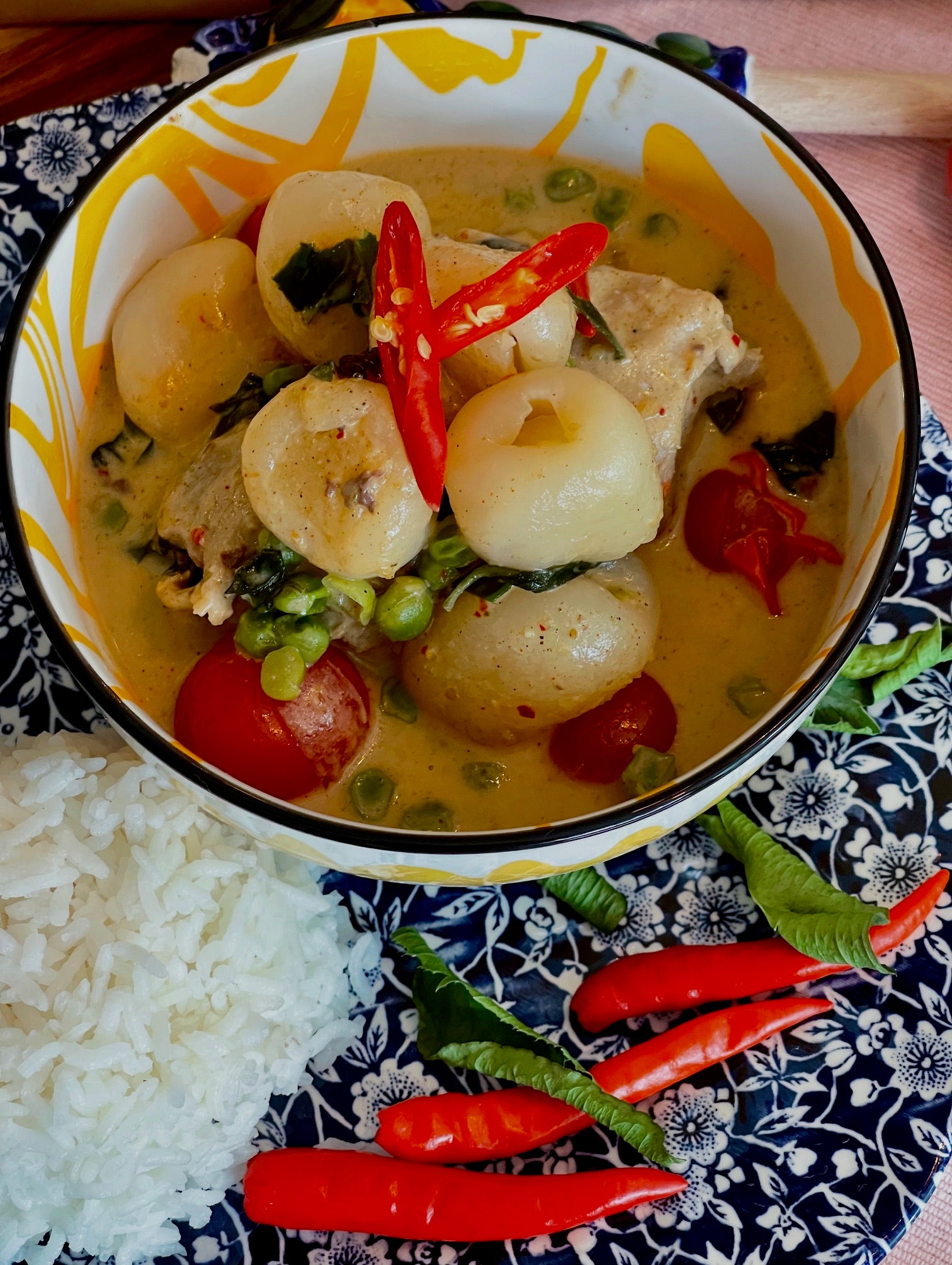 Red Curry Rambutan Stuffed with Pineapple Kit