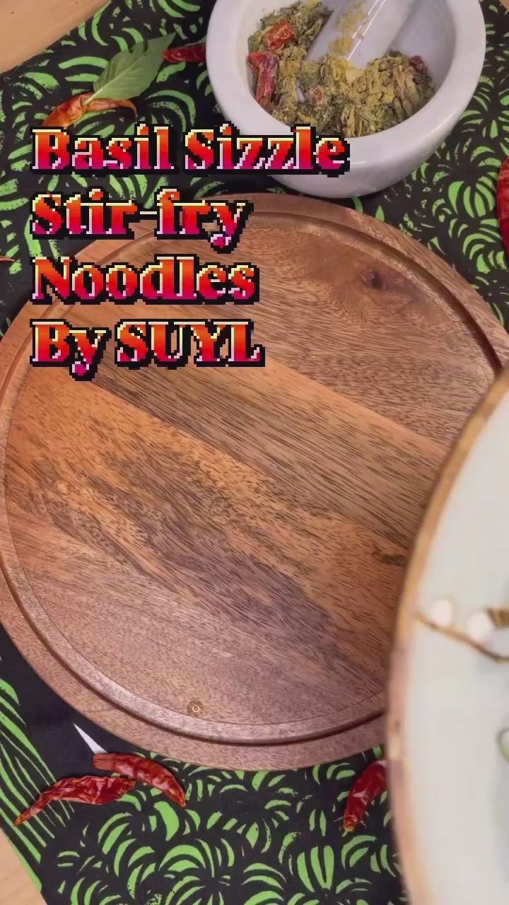 Basil Sizzle Stir-fry Noodles